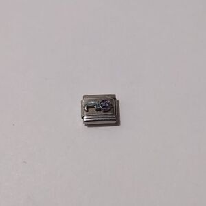 WIBC Italian Link Stainless Steel Charm for‎ Nomination Style Bracelet